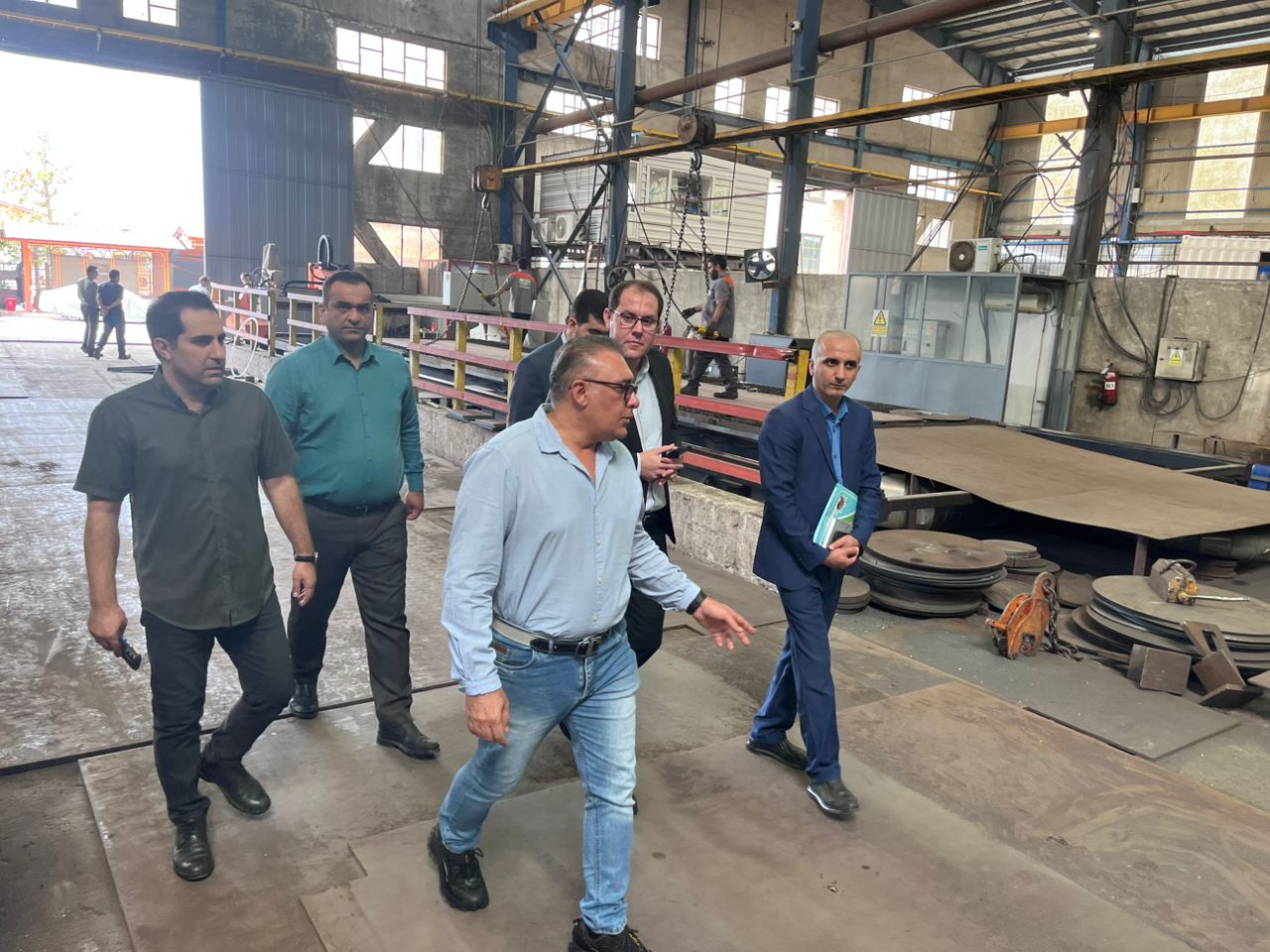 بازدید نمایندگان صندوق سرمایه گذاری فولاد