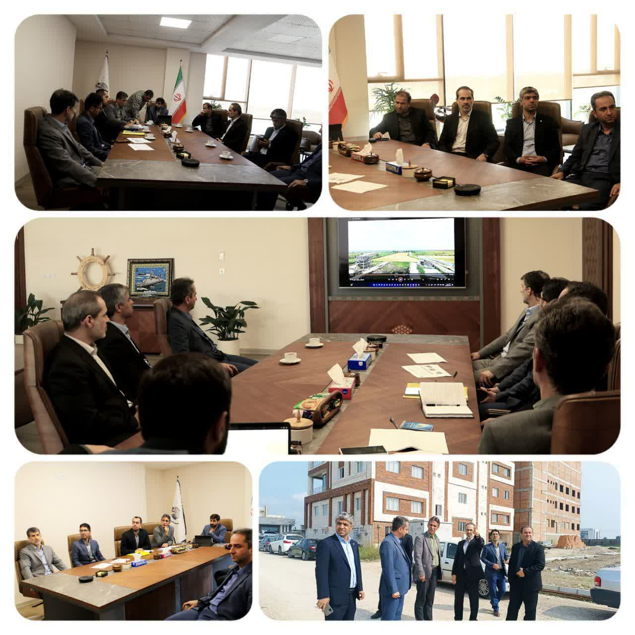 Officials Visit Mazandaran Science and Technology Park to Review Infrastructure Development Projects